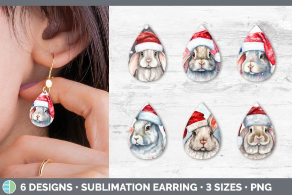 Christmas Bunny Teardrop Earring Subli: A Brand Review