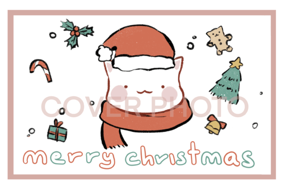 Cute Santa Cat Christmas Png: Festive Illustrations