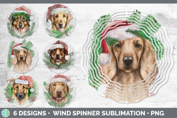 Review: Christmas Dog Wind Spinner Sublimation for Embroidery