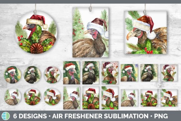 Review: Christmas Turkey Air Freshener Sublima Illustrations