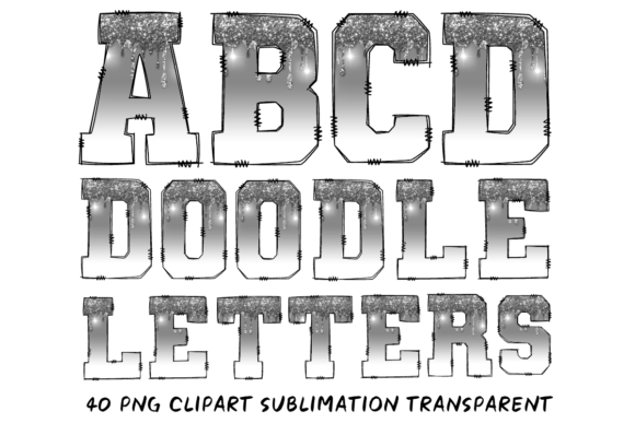 Reviewing Christmas Dripping Glitter Alphabet 4 Illustrations