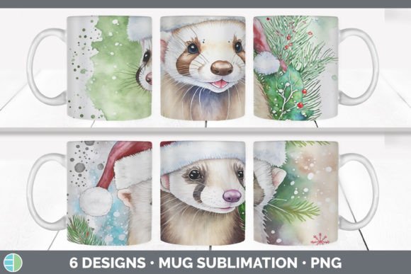 Santa Ferret Christmas Mug Sublimation Review