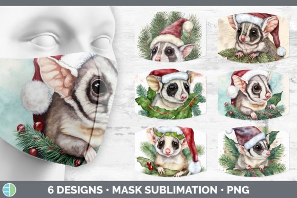 Santa Sugar Glider Christmas Mask Subl: A Designer's Review